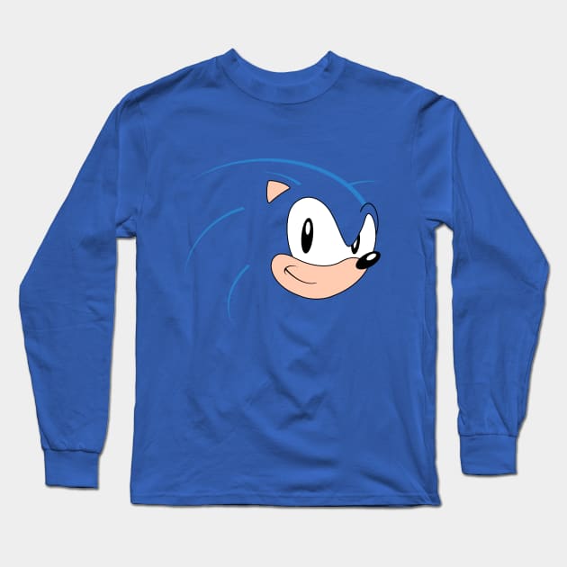 Classic Style Sonic Long Sleeve T-Shirt by One Stop Pop Shop